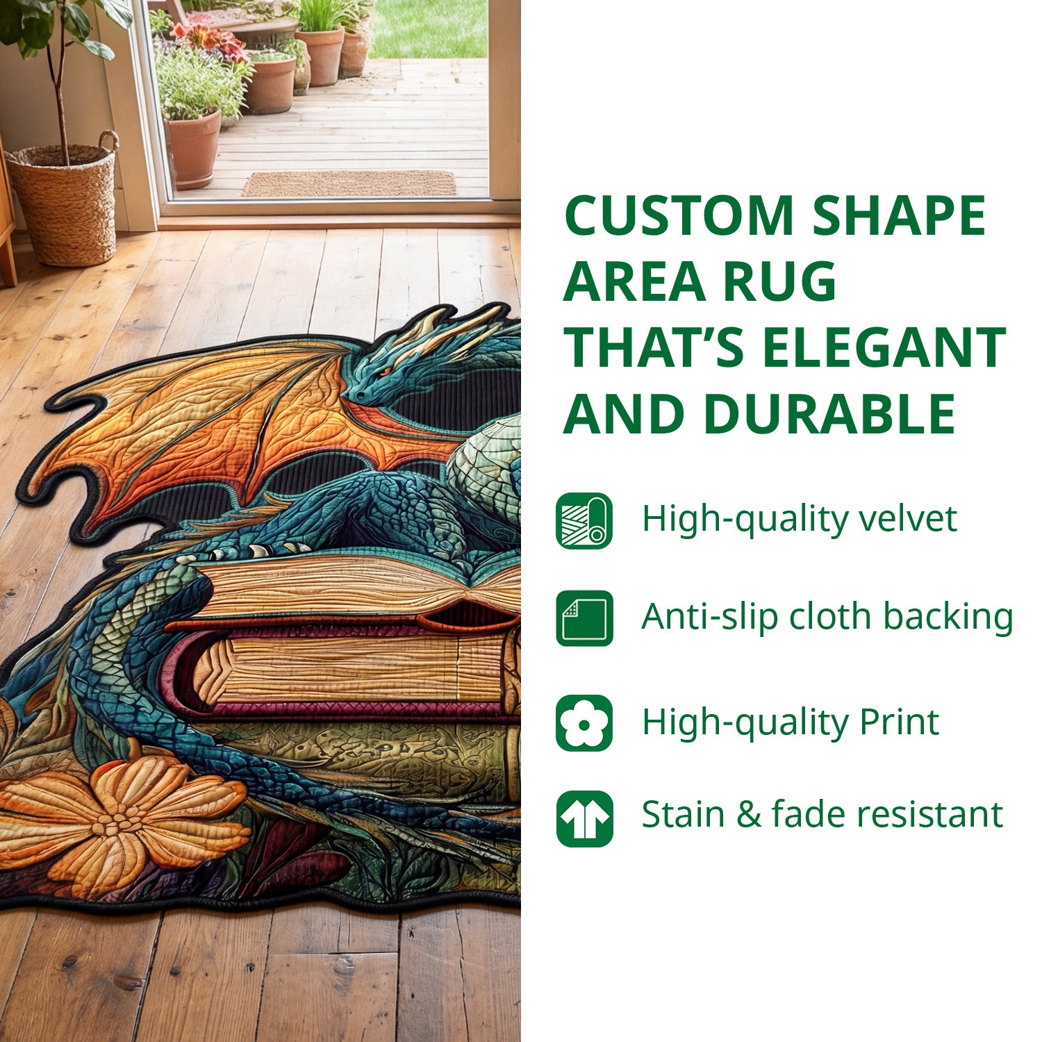 Cellar Dweller Custom Shape Area Rug NCU0DV9899
