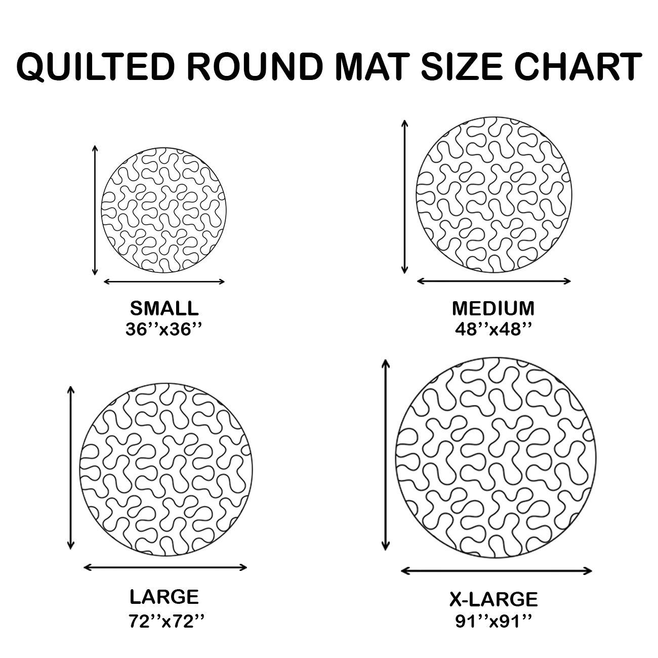 Vampire Gaze Quilted Round Mat NCU0HH2062