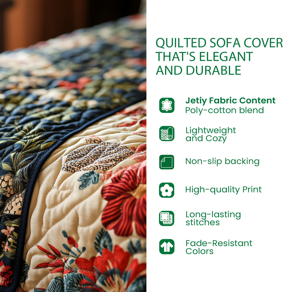 Autumn Paws Quilted Sofa Cover NCU0TV2098