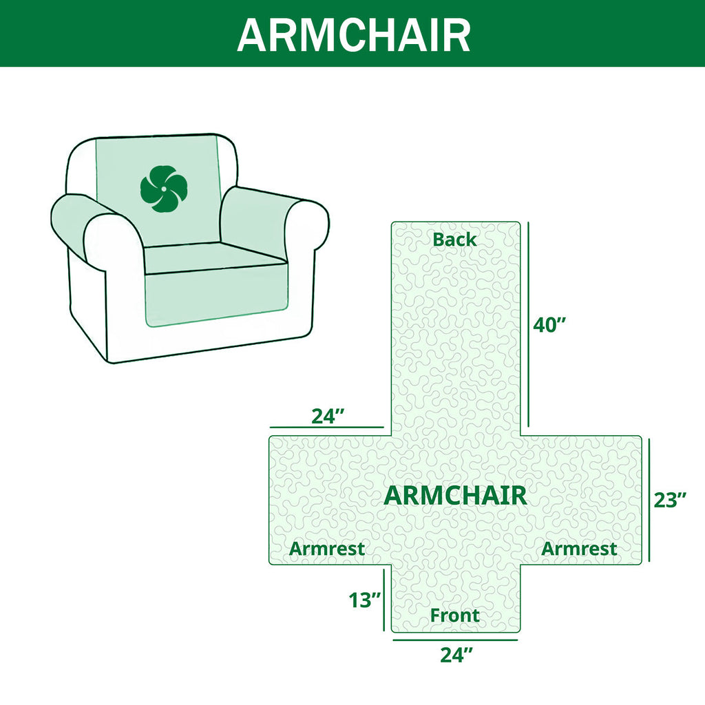 Calm Tides Quilted Sofa Cover NCU0TD2959